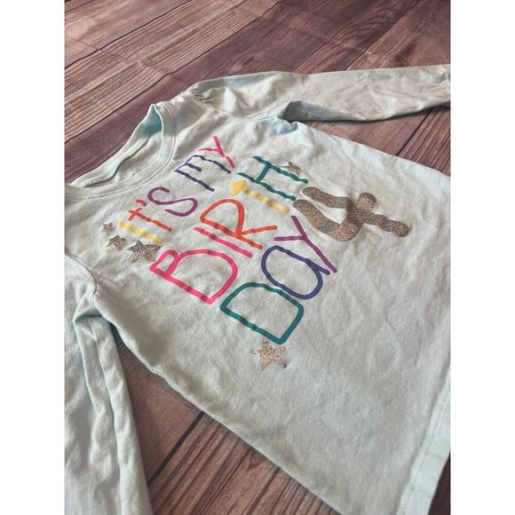 Children’s Place Girls 4T Birthday shirt, Long Sleeves - Picture 4 of 5